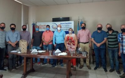 Bahillo e Irazusta visitaron la sede de la Asociación de Hoteleros y Gastronómicos de Gualeguaychú